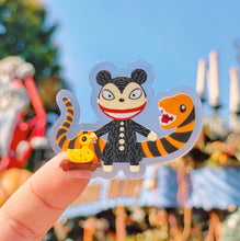 Load image into Gallery viewer, Vampire Teddy Nightmare Before Christmas Transparent Sticker
