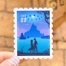 Load image into Gallery viewer, Kida &amp; Milo Atlantis Postage Stamp Sticker

