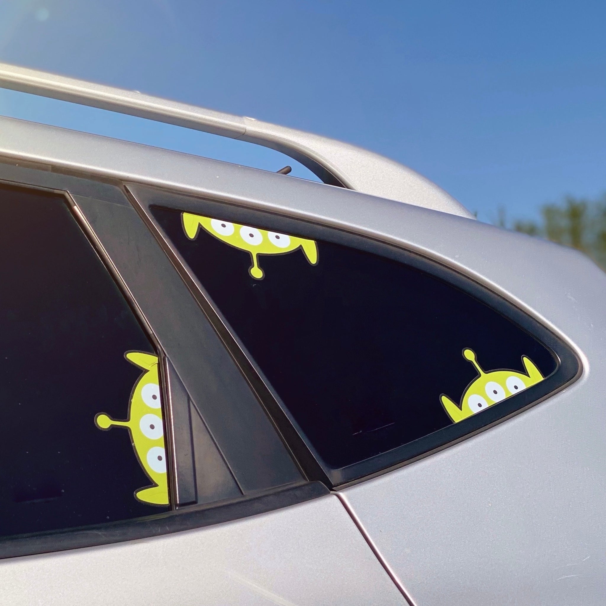 Alien Peeker Car Decal Wish Upon Magic