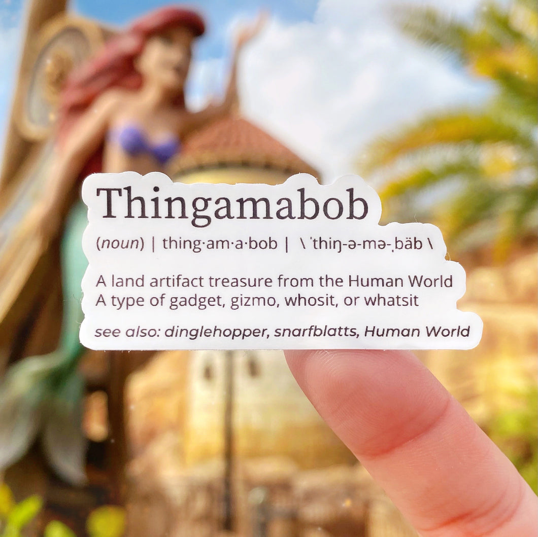 Thingamabob Definition Sticker