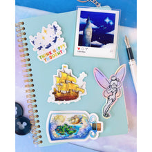 Load image into Gallery viewer, Peter Pan Ship Bottle Transparent Sticker
