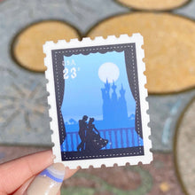 Load image into Gallery viewer, Mouse Sweethearts Fireworks Postage Stamp Sticker
