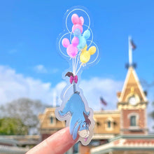 Load image into Gallery viewer, Eeyore Mickey Balloon Transparent Sticker
