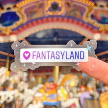 Load image into Gallery viewer, Fantasyland Destination Drop Pin Transparent Sticker
