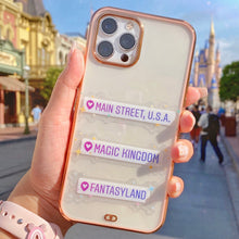 Load image into Gallery viewer, Main Street U.S.A. Destination Drop Pin Transparent Sticker
