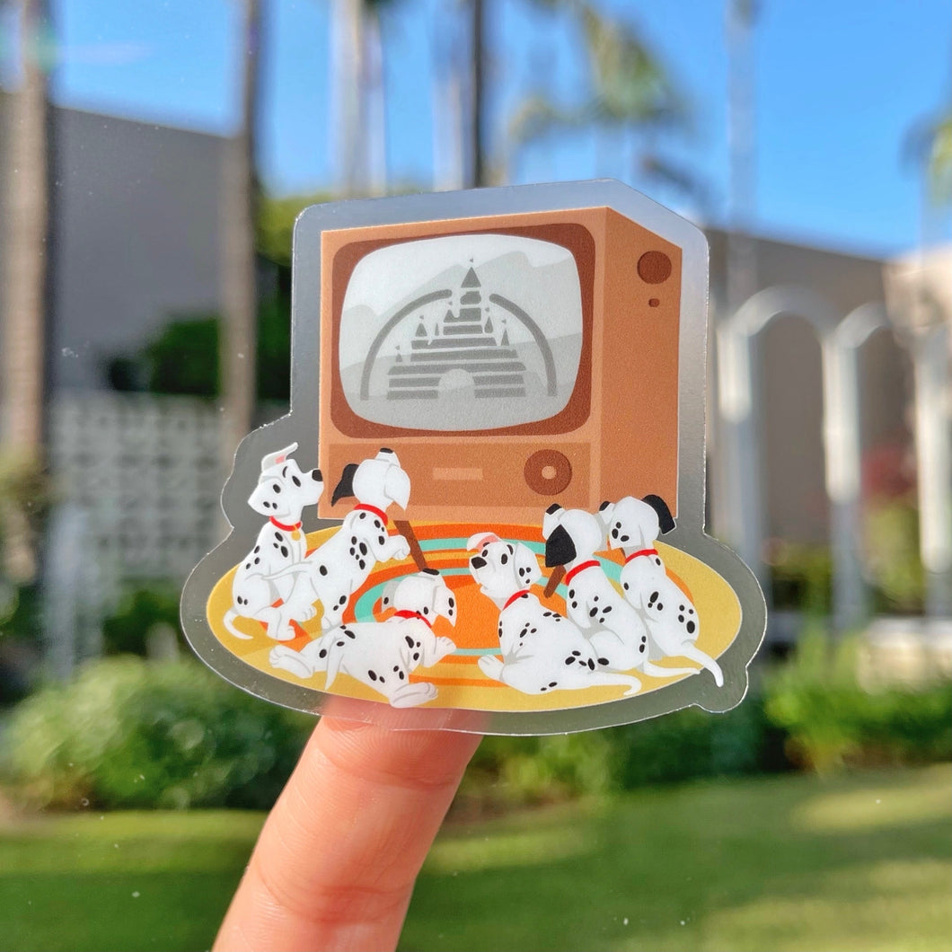101 Dalmatians Family Time Transparent Sticker