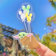 Load image into Gallery viewer, Baby Alien Mickey Balloon Transparent Sticker

