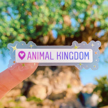 Load image into Gallery viewer, Animal Kingdom Destination Drop Pin Transparent Sticker
