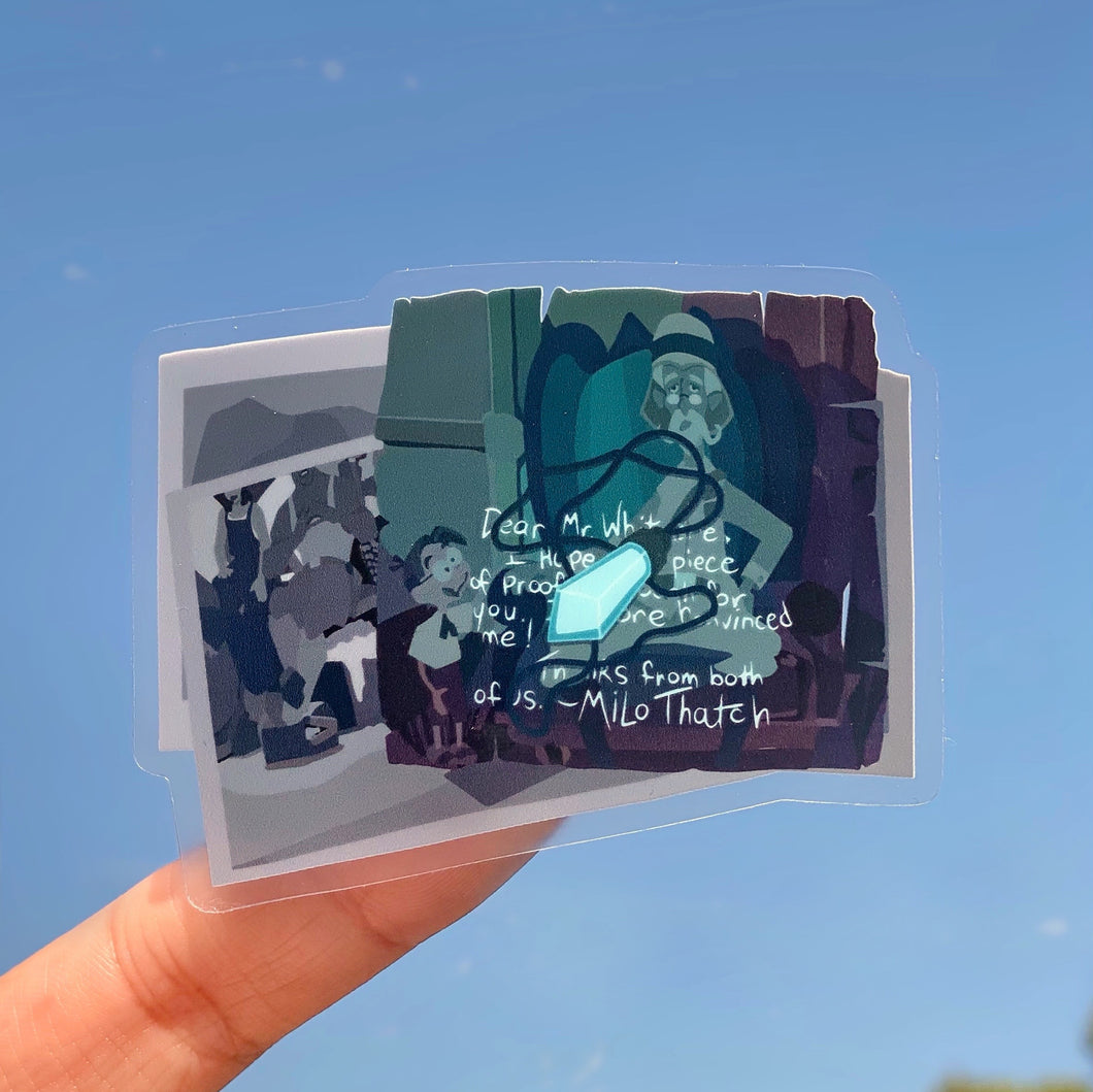 Atlantis Photographs Transparent Sticker
