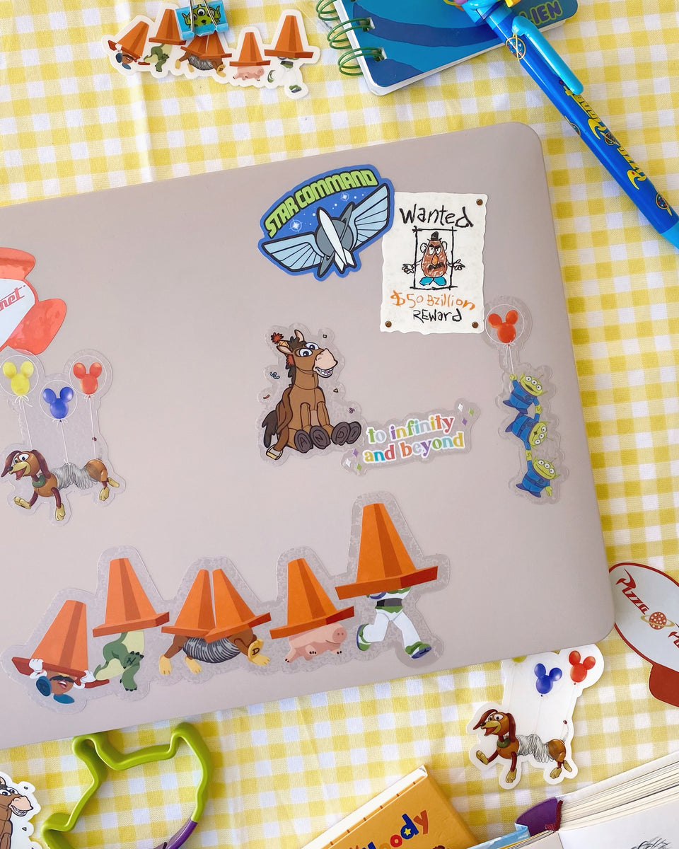 To infinity and beyond Transparent Sticker – Wish Upon Magic