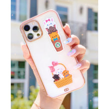 Load image into Gallery viewer, Basket of Aristocat Kittens Transparent  Sticker
