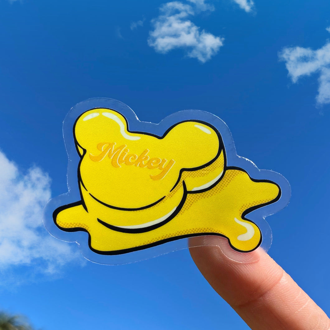 Smooth like Mickey Butter Transparent Sticker