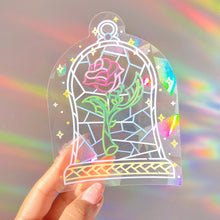 Load image into Gallery viewer, Enchanted Rose Suncatcher
