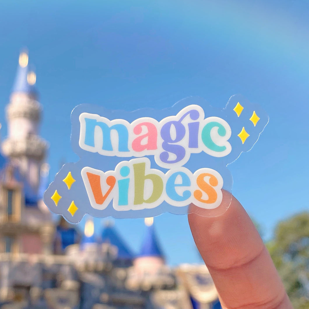 Magic Vibes Transparent Sticker