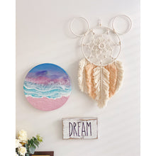 Load image into Gallery viewer, Feather Minimalistic Mickey Macrame
