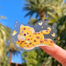 Load image into Gallery viewer, Antonio&#39;s Jaguar Plushie Transparent Sticker
