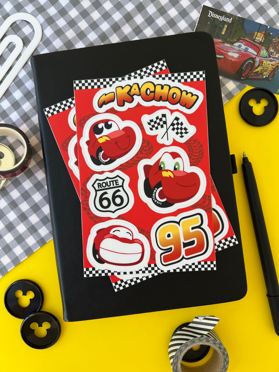 Ka Chow Cars Sticker Sheet