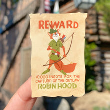 Load image into Gallery viewer, Robin Hood Wanted Poster Sticker
