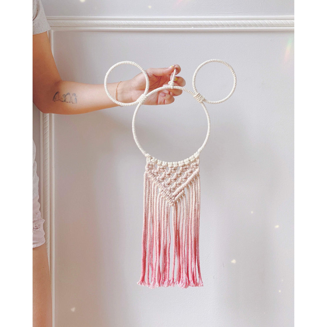 Ombre Minimalist Desktop Macrame