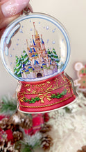 Load and play video in Gallery viewer, Castle Snow Globe Acrylic Charm
