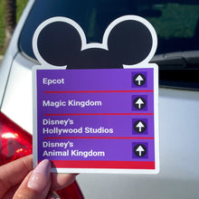 Load and play video in Gallery viewer, Magic Ahead MAGNET! Park Sign Car Magnet
