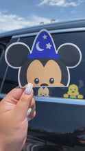 Load and play video in Gallery viewer, Sorcerer Mickey Peeker Car Decal
