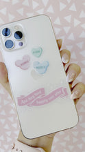Load and play video in Gallery viewer, Conversation Hearts Transparent Sticker
