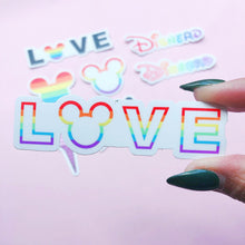 Load image into Gallery viewer, LOVE  Rainbow Sticker
