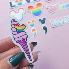 Load image into Gallery viewer, Rainbow Ice Cream Sticker
