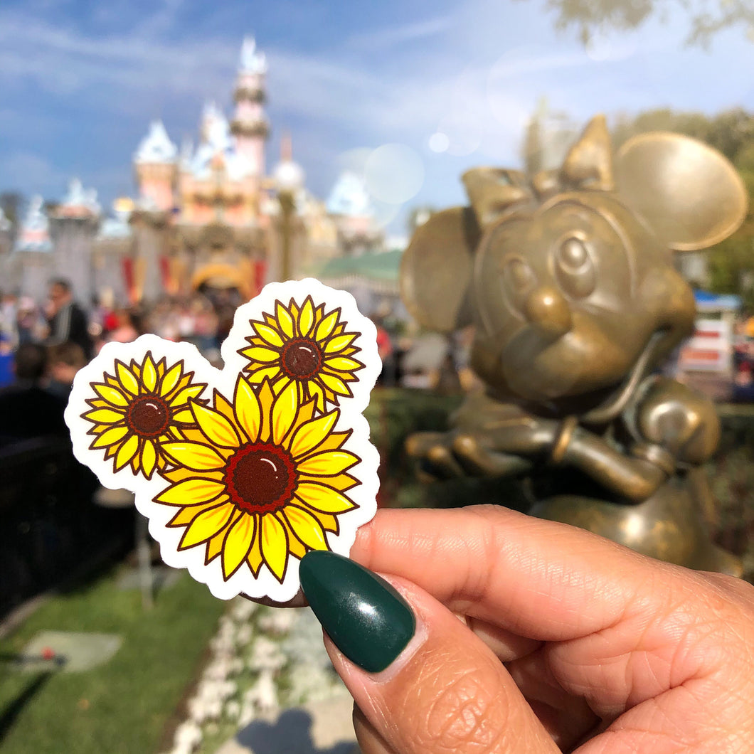 Sunflower Mickey Sticker
