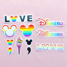 Load image into Gallery viewer, LOVE  Rainbow Sticker
