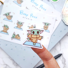 Load image into Gallery viewer, Baby Yoga Sticker Sheet

