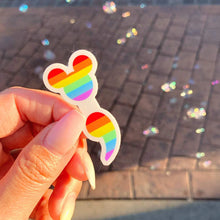 Load image into Gallery viewer, Semicolon Mickey Rainbow Sticker
