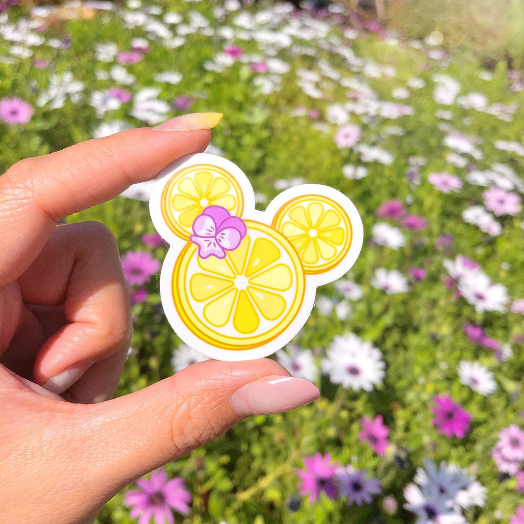 Violet Lemonade Mickey Sticker Stickers