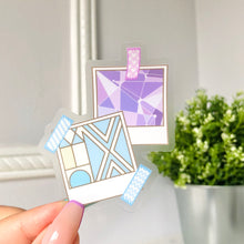 Load image into Gallery viewer, Polaroid Walls of Disney Transparent Stickers
