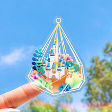 Load image into Gallery viewer, Terrarium Castle Transparent Stickers
