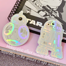 Load image into Gallery viewer, R2D2 Star Wars Holographic Sticker

