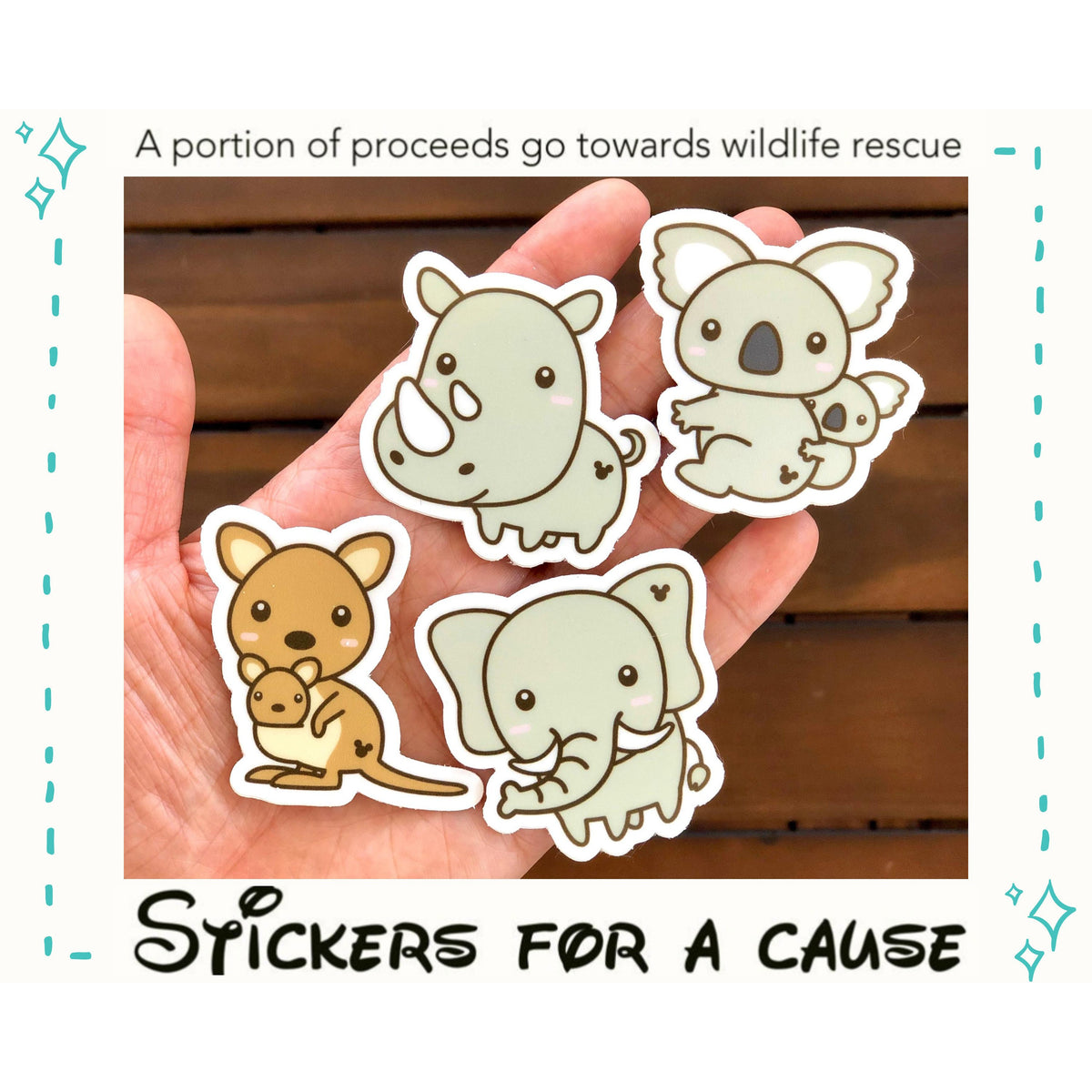 Wildlife Animal Stickers For A Cause – Wish Upon Magic