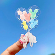 Load image into Gallery viewer, Marie Mickey Balloon Transparent Sticker
