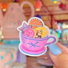 Load image into Gallery viewer, Tea Party Cookies Alice in Wonderland Teacup Sticker

