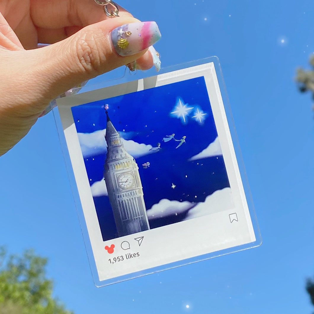 Peter Pan Instagram Frame Acrylic Charm