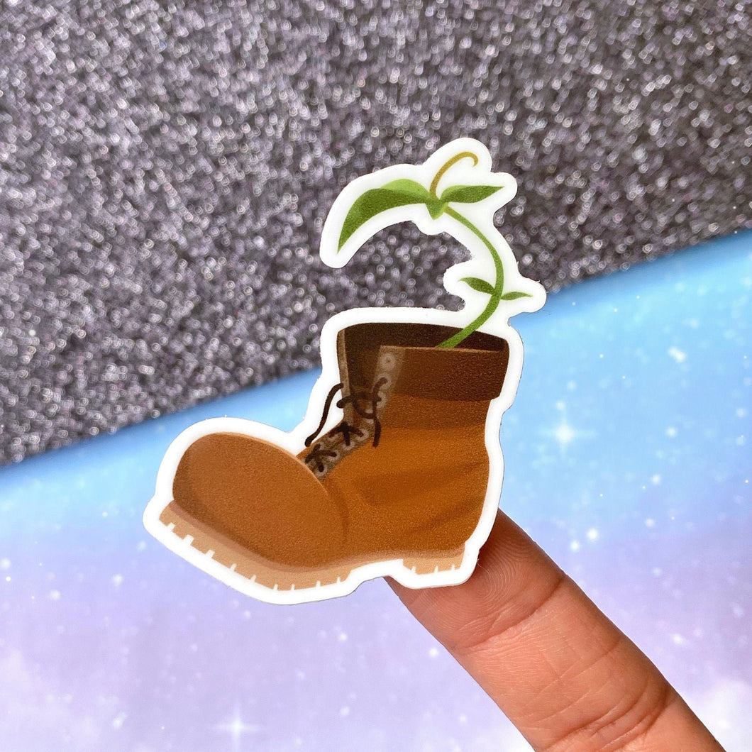 Wall-E Plant Objective Boot Sticker