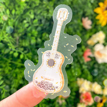 Load image into Gallery viewer, Coco Guitar Marigold Petals Transparent Sticker
