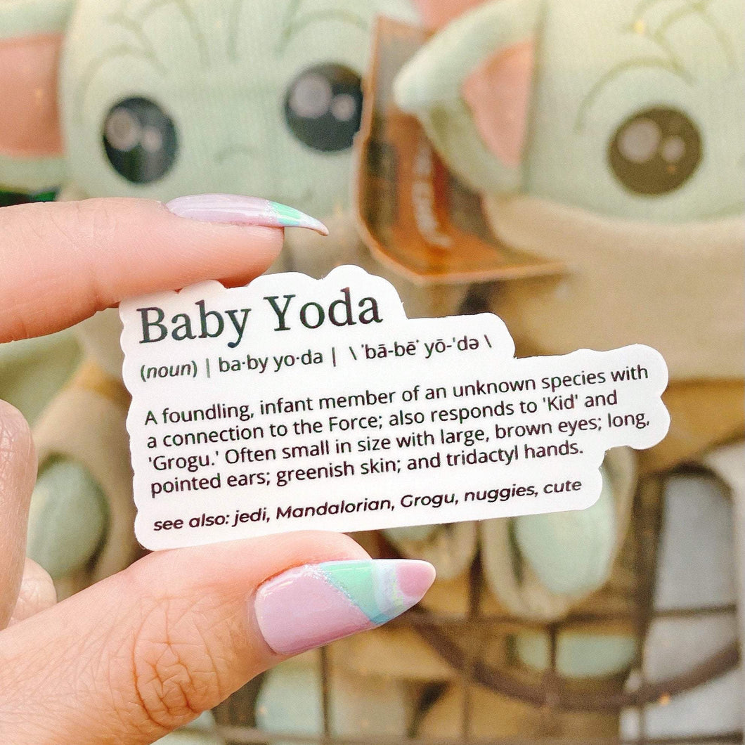 Baby Alien Definition Sticker