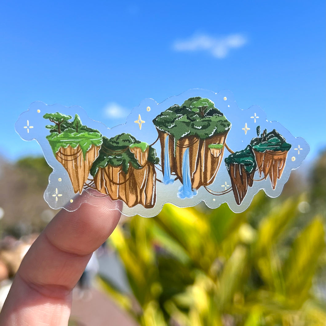 Pandora Floating Mountains Transparent Sticker