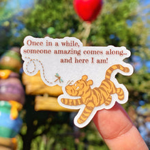 Load image into Gallery viewer, Classic Tigger Quote Transparent  Sticker
