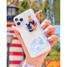 Load image into Gallery viewer, Captain Mickey &amp; Minnie Cruise Transparent Sticker
