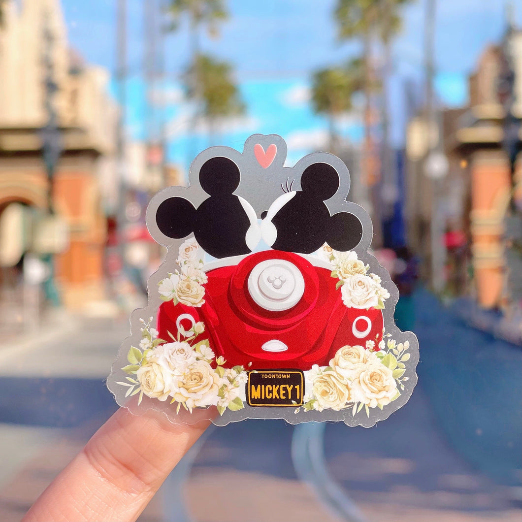 Mickey & Minnie Happily Ever After Transparent Sticker