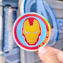 Load image into Gallery viewer, I am Iron Man Holographic Sticker
