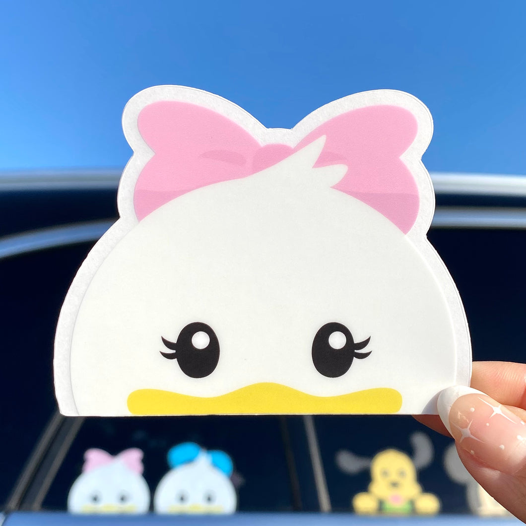 Donald Peeker Car Decal